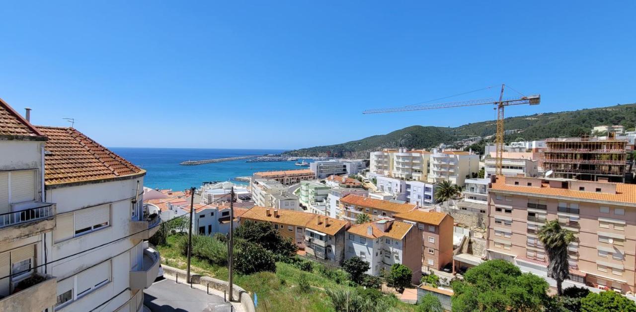 *Sea View* New 3 Bedroom Apt With Free Parking Sesimbra Luaran gambar